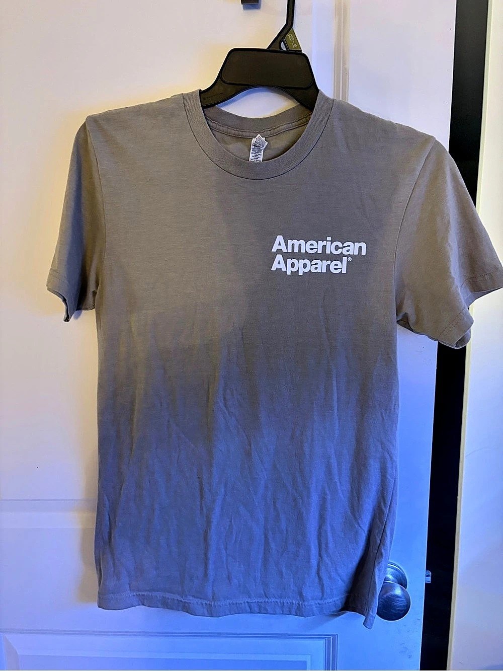 American Apparel Unisex CVC T-Shirt Gray Medium
